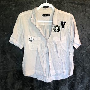 3 for 10 Volcom Lilac Button Up